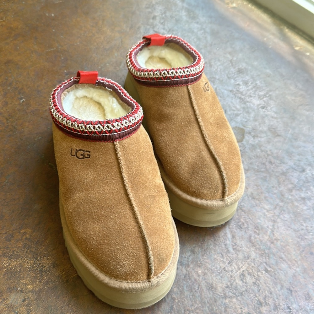 Women UGG Tasman SlipperChestnut Suede Upper